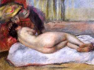 Pierre-Auguste Renoir - Sleeping Nude with Hat (Repose)