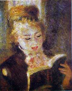 Pierre-Auguste Renoir - The Reader (Young Woman Reading a Book)