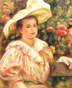 Pierre-Auguste Renoir - Lady with white hat