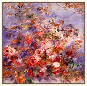 Pierre-Auguste Renoir - Roses By The Window