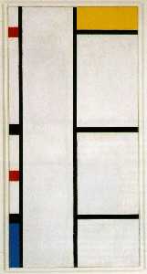 Piet Mondrian - Composition No. III Blanc-Jaune