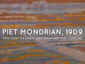 Piet Mondrian - View from the Dunes with Beach and Piers