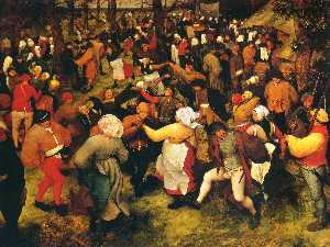 Pieter Bruegel The Elder - The Wedding Dance in the open air