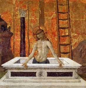 Vannucci Pietro (Le Perugin) - Christ in the sarcophagus