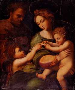 Raphael (Raffaello Sanzio Da Urbino) - The Virgin of the Rose