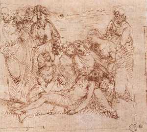 Raphael (Raffaello Sanzio Da Urbino) - Lamentation over the Dead Christ