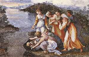 Raphael (Raffaello Sanzio Da Urbino) - Moses Saved from the Water