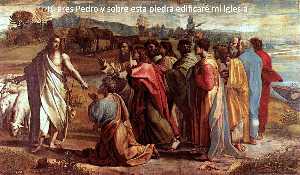 Raphael (Raffaello Sanzio Da Urbino) - Christ-s Charge to St. Peter (cartoon for the Sistine Chapel)
