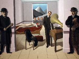 Rene Magritte - The Menaced Assassin