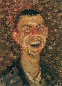 Richard Gerstl - Self-Portrait Laughing