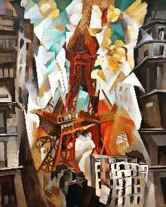 Robert Delaunay - Eiffel Tower - (buy paintings reproductions)