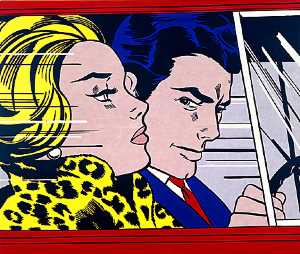 Roy Lichtenstein - In the car