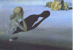 Salvador Dali - Remorse, or Sphinx Embedded in the Sand