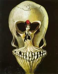Salvador Dali - Ballerina in a Death-s Head