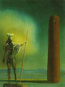 Salvador Dali - The Knight at the Tower