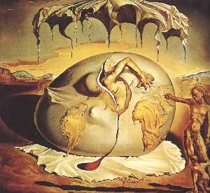 Salvador Dali - Geopolitical Child Watching the Birth of the New Man