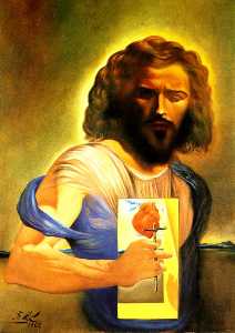 Salvador Dali - The Sacred Heart of Jesus