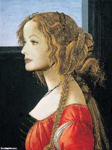 Sandro Botticelli - Portrait of Simonetta Vespucci