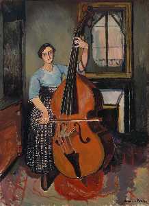 Suzanne Valadon - Woman with a Double Bass