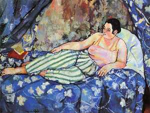 Suzanne Valadon - The Blue Room - (buy famous paintings)