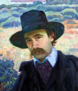 Theo Van Rysselberghe - Andre Gide at Jersey