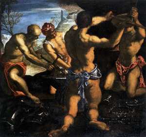 Tintoretto (Jacopo Comin) - Vulcan-s Forge