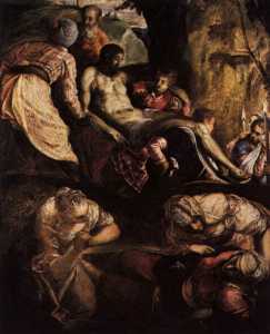 Tintoretto (Jacopo Comin) - Christ Carried to the Tomb