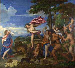 Tiziano Vecellio (Titian) - Bacchus and Ariadne - (Buy fine Art Reproductions)