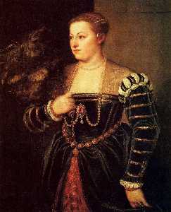 Tiziano Vecellio (Titian) - Portrait of Lavinia, his daughter
