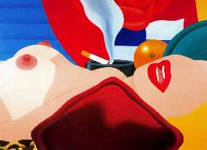 Tom Wesselmann - Great American Nude No. 99, 1968 (oil on canvas)