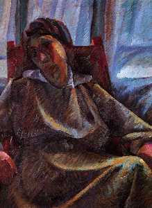 Umberto Boccioni - Plastic synthesis - seated person