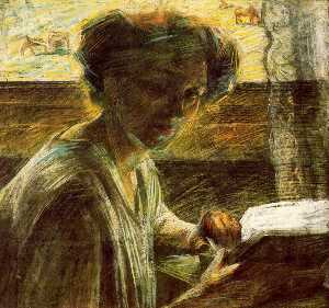 Umberto Boccioni - Portrait of a Young Woman