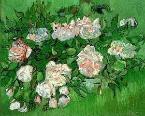Vincent Van Gogh - Still Life - Pink Roses