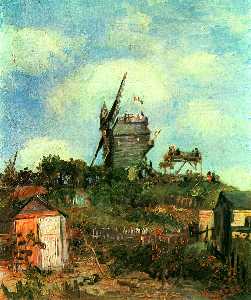 Vincent Van Gogh - Le Moulin de la Gallette 3
