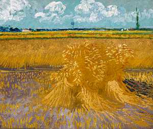 Vincent Van Gogh - Wheatfield with Sheaves