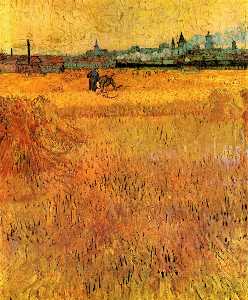 Vincent Van Gogh - Arles View from the Wheat Fields