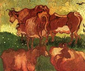 Vincent Van Gogh - Cows