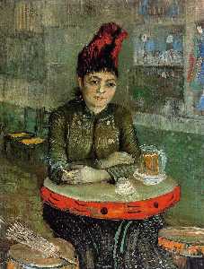 Vincent Van Gogh - Woman in the -Cafe Tambourin-
