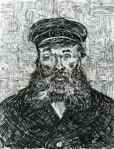 Vincent Van Gogh - Portrait of the postman Joseph Roulin