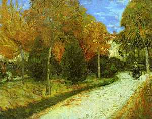 Vincent Van Gogh - Path in the Park at Arles