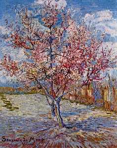 Vincent Van Gogh - Peach Tree in Bloom (in memory of Mauve)