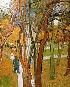 Vincent Van Gogh - The Walk - Falling Leaves