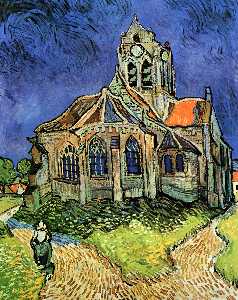 Vincent Van Gogh - The Church at Auvers - (buy paintings reproductions)