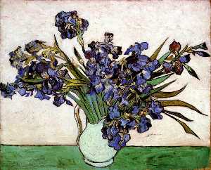 Vincent Van Gogh - Vase with Irises