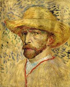 Vincent Van Gogh - Self-Portrait with Straw Hat