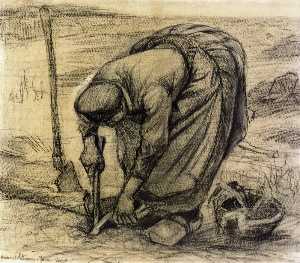 Vincent Van Gogh - Planting Beets
