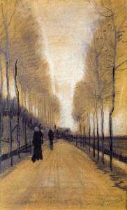 Vincent Van Gogh - Alley Bordered by Trees