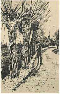 Vincent Van Gogh - Road with Pollard Willows