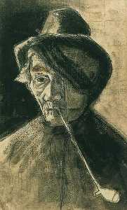 Vincent Van Gogh - Man with Pipe and Eye Bandage