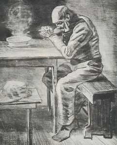 Vincent Van Gogh - Prayer Before the Meal